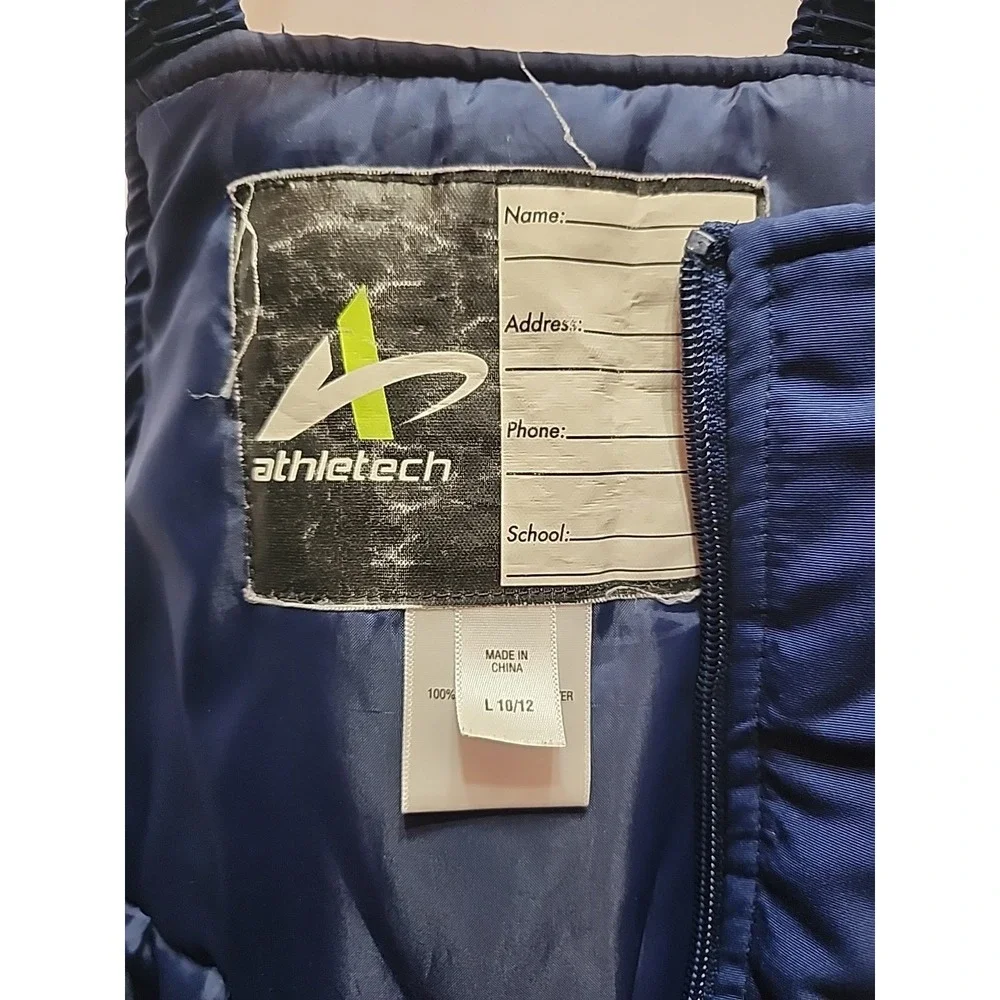 Snow Pants Bibs Athletech Kids‎ Navy Blue Size L 10/12